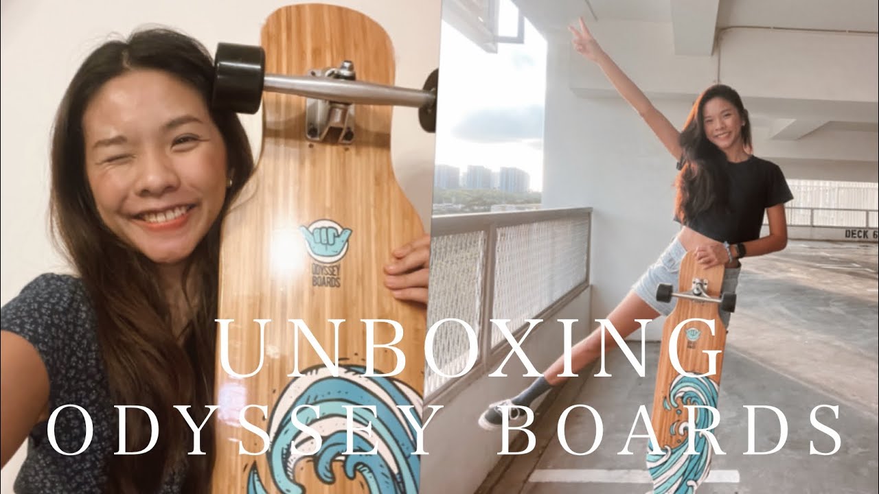 UNBOXING MY FIRST LONGBOARD FROM ODYSSEY BOARD🛹