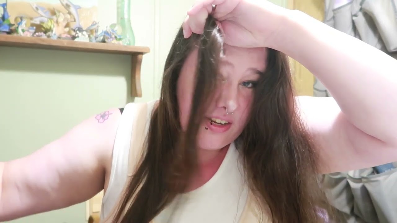 ASMR 💞ASMR Straightening My Hair