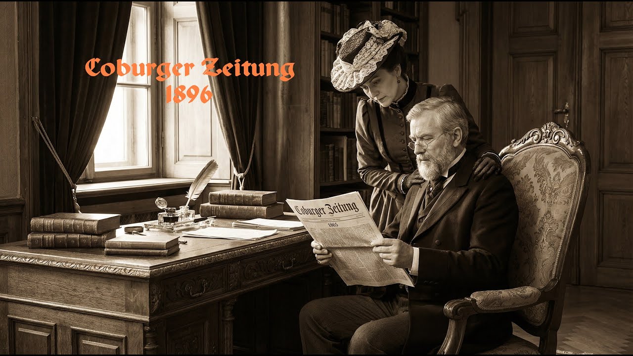 Кобургская газета   Coburger Zeitung  1896