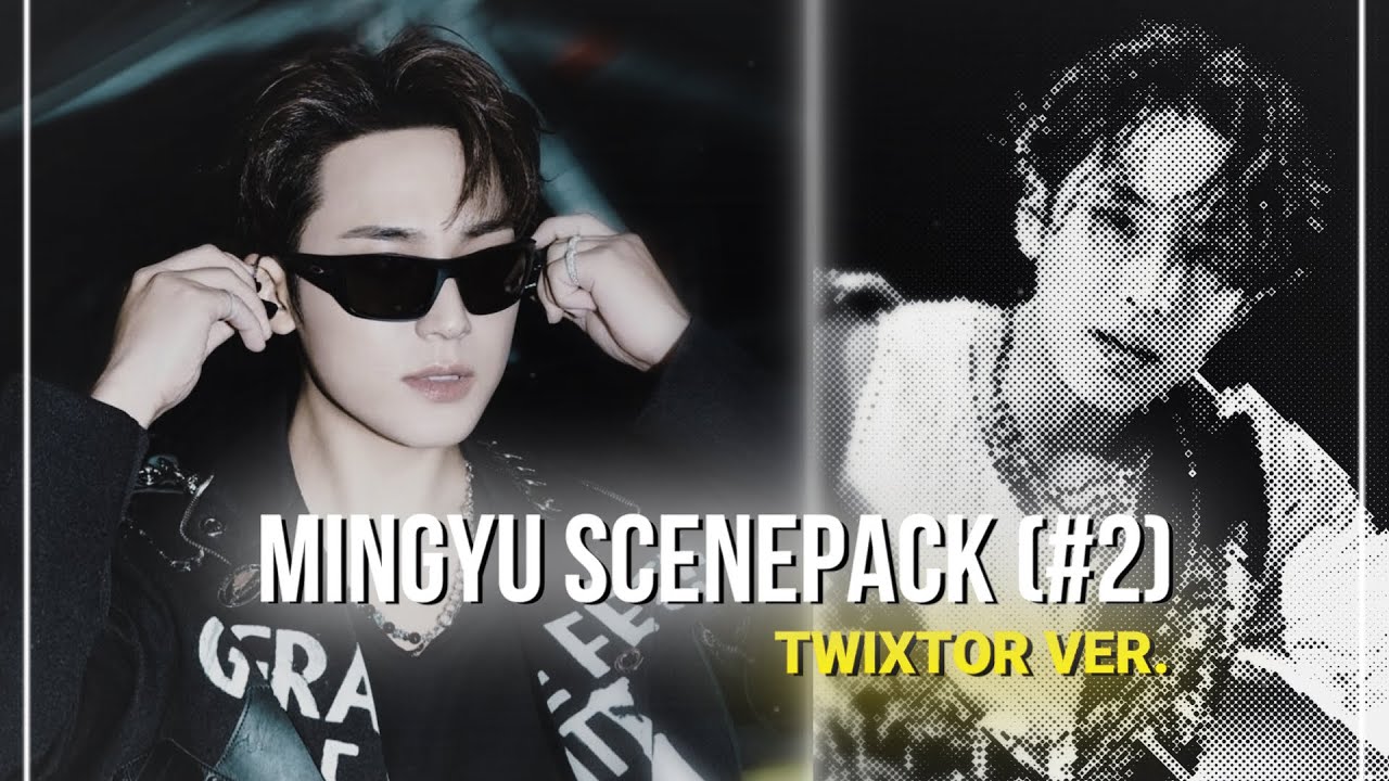 Mingyu (#2) twixtor clips for edits!!