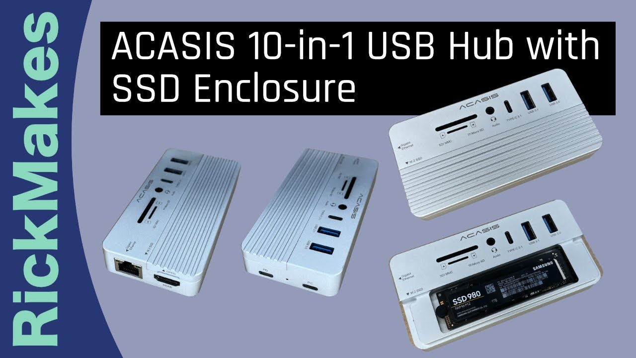 USB-концентратор ACASIS 10-в-1 с корпусом для SSD