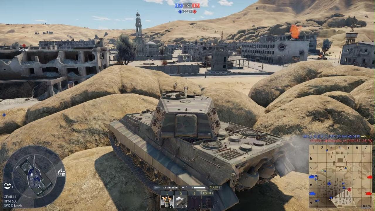 War Thunder Tiger II Gameplay