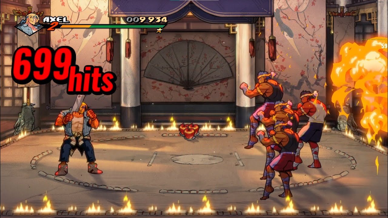 Streets of Rage 4 Axel Almost Stage 6 Full Stage Combo Perfect