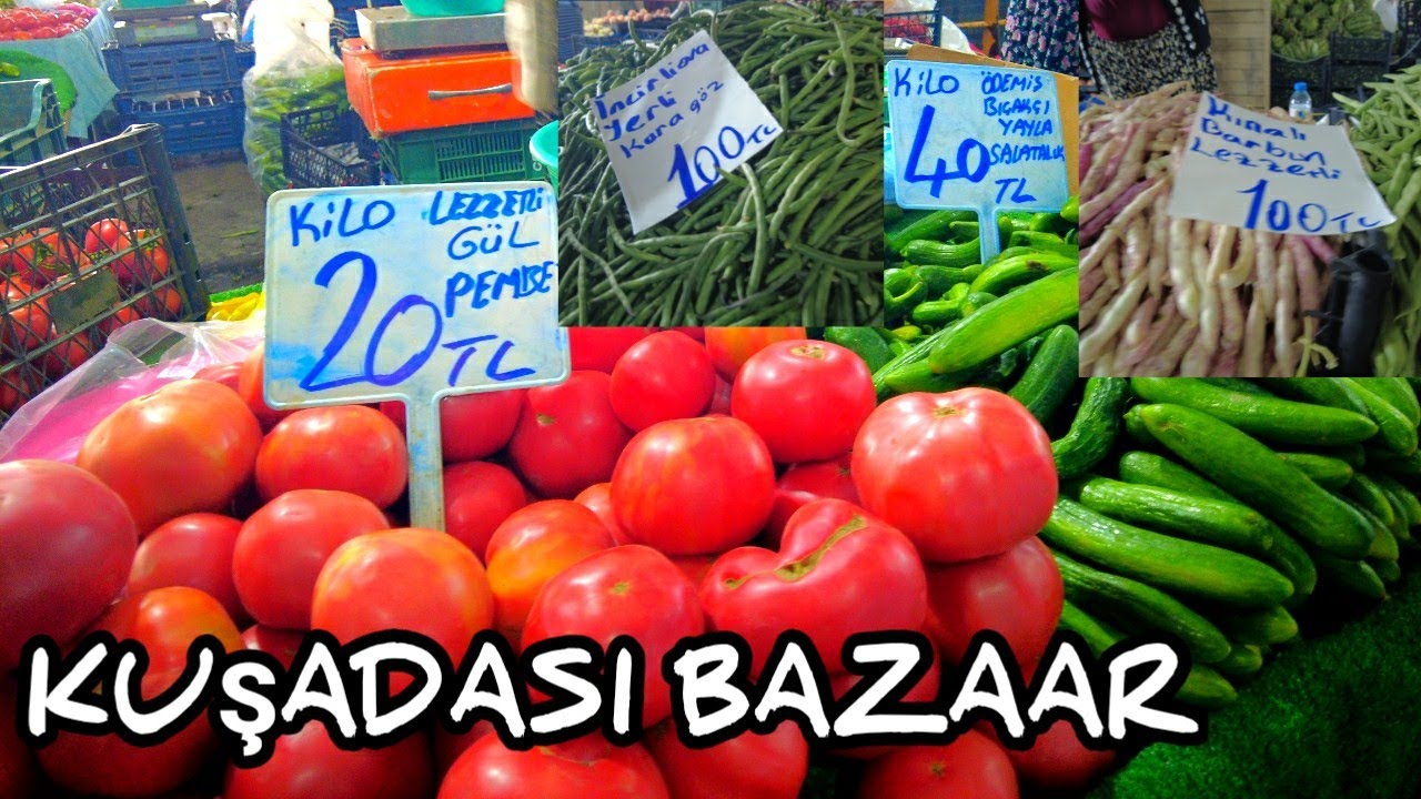 KUŞADASI WET MARKET TÜRKIYE | | KUŞADASI BAZAAR DAY | 29 August 2025 | 4k UHD 60fps 