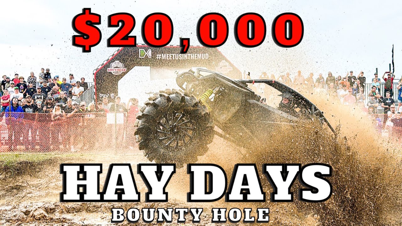 Hay Days Grass Drags Bounty Hole | First round of big tire sxs's!