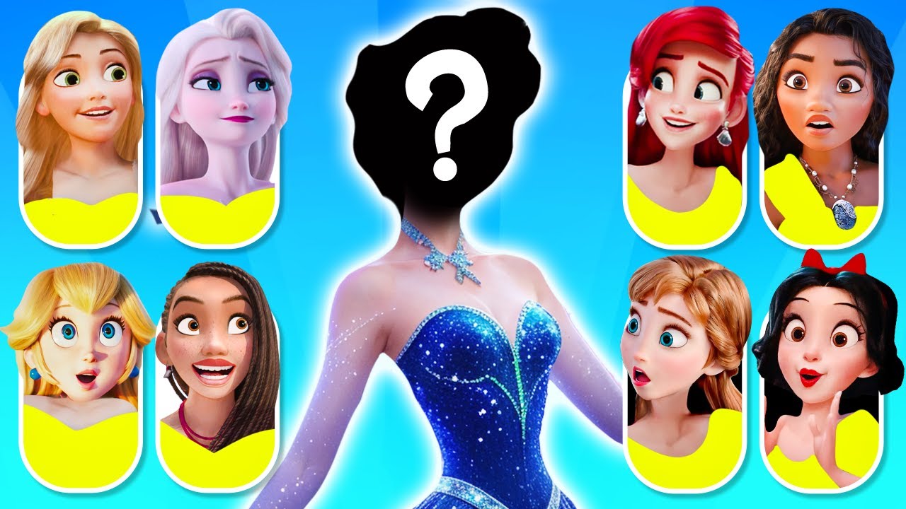 🔥 Guess the Character by their DRESS #16 | Princess Disney Character Quiz, Disney Song 2025