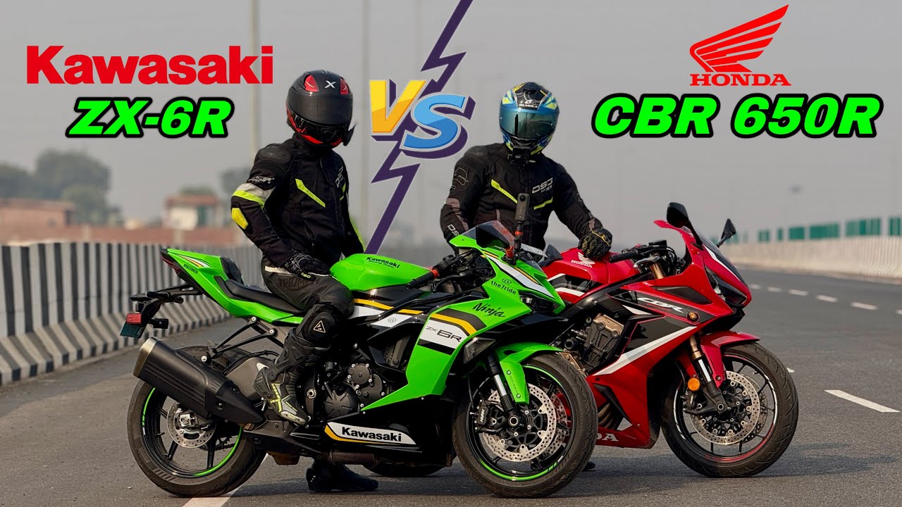 2025 NINJA ZX-6R vs HONDA CBR 650R | DRAG RACE TILL TOP END | 1st on YOUTUBE 🔥