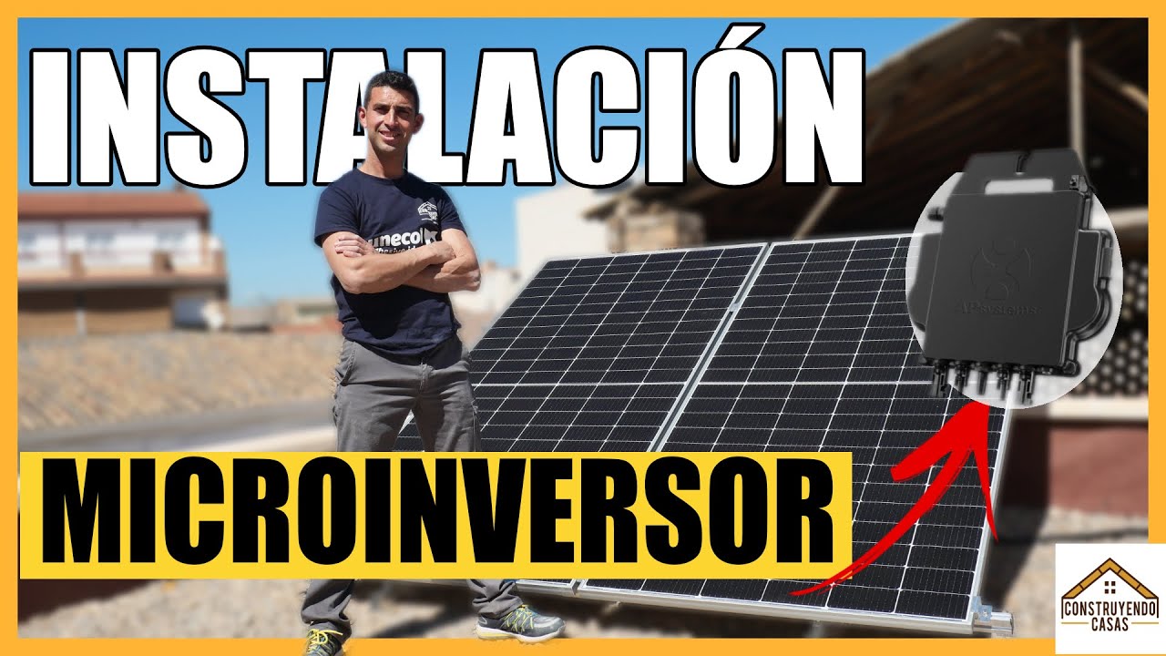🔶Kit MICROINVERSOR para PANELES FOTOVOLTAICOS 🔶 Instalación MUY FACIL y  RAPIDA, APSystems