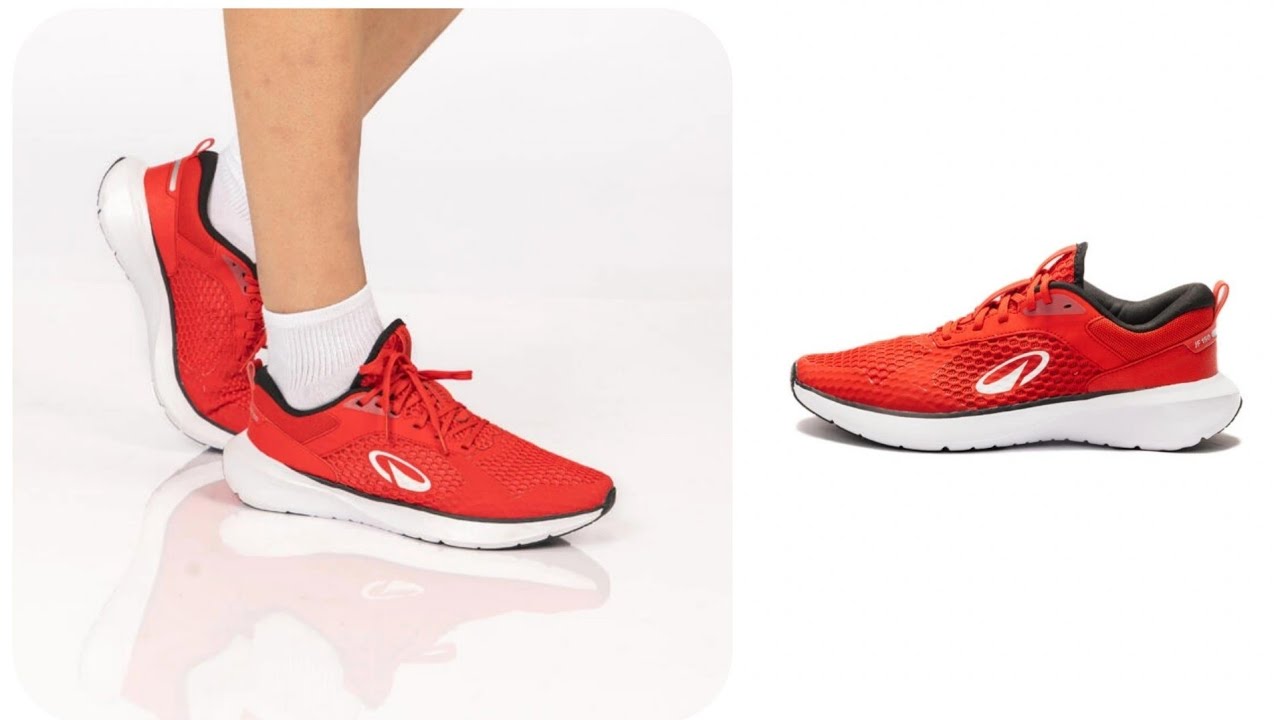 KIPRUN Men running shoes extremely breathable,upto 10 Km/week , Jogflow 150 breathe red
