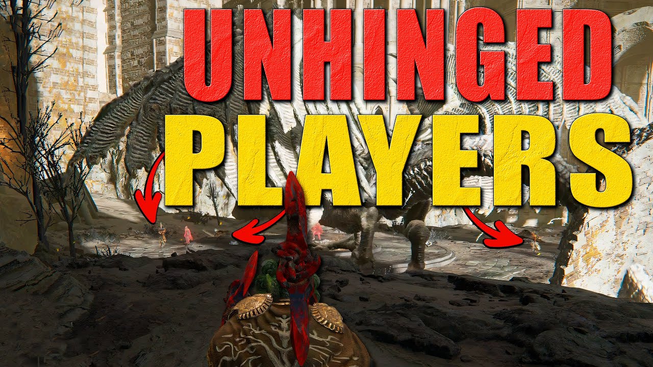 UNHINGED PLAYERS exploiting the dragon desync to grief | Elden Ring PVP