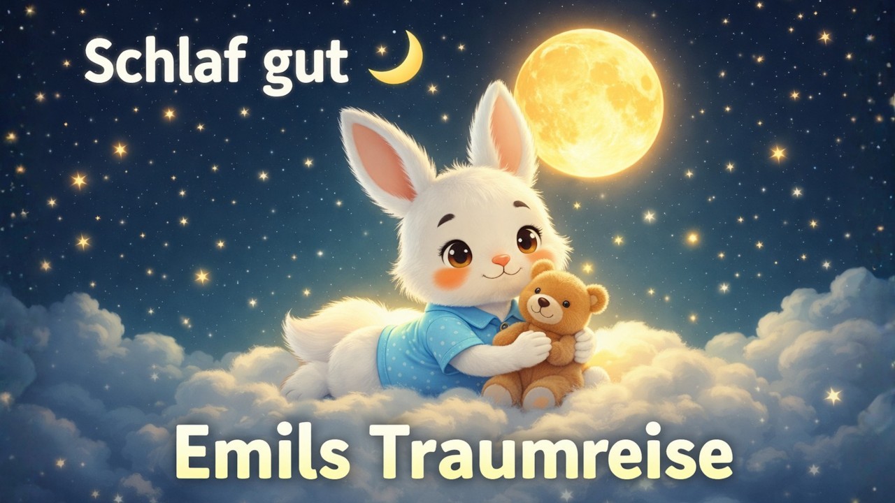 Gute Nacht Lied 🌙Schlaflied für Kinder | Beruhigend zum Einschlafen | für Kinder Babys |#emilderhase