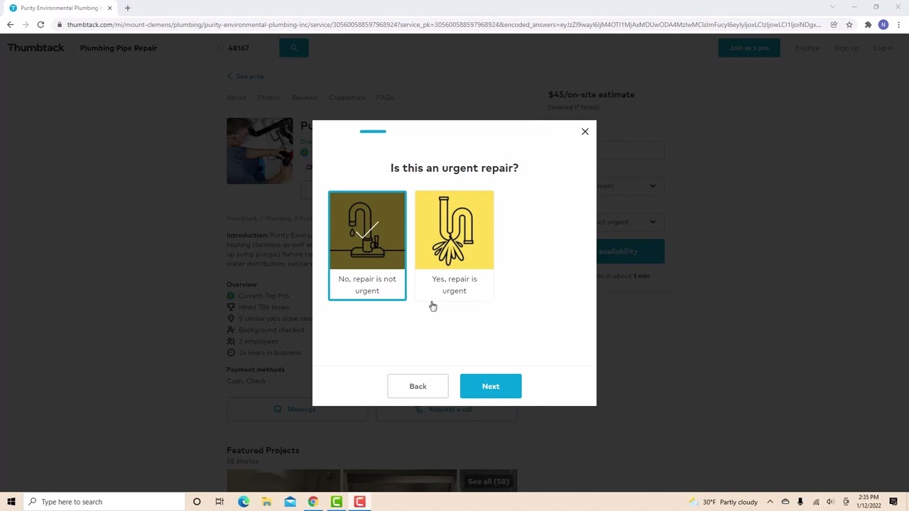 How to Hire a Pro using Thumbtack