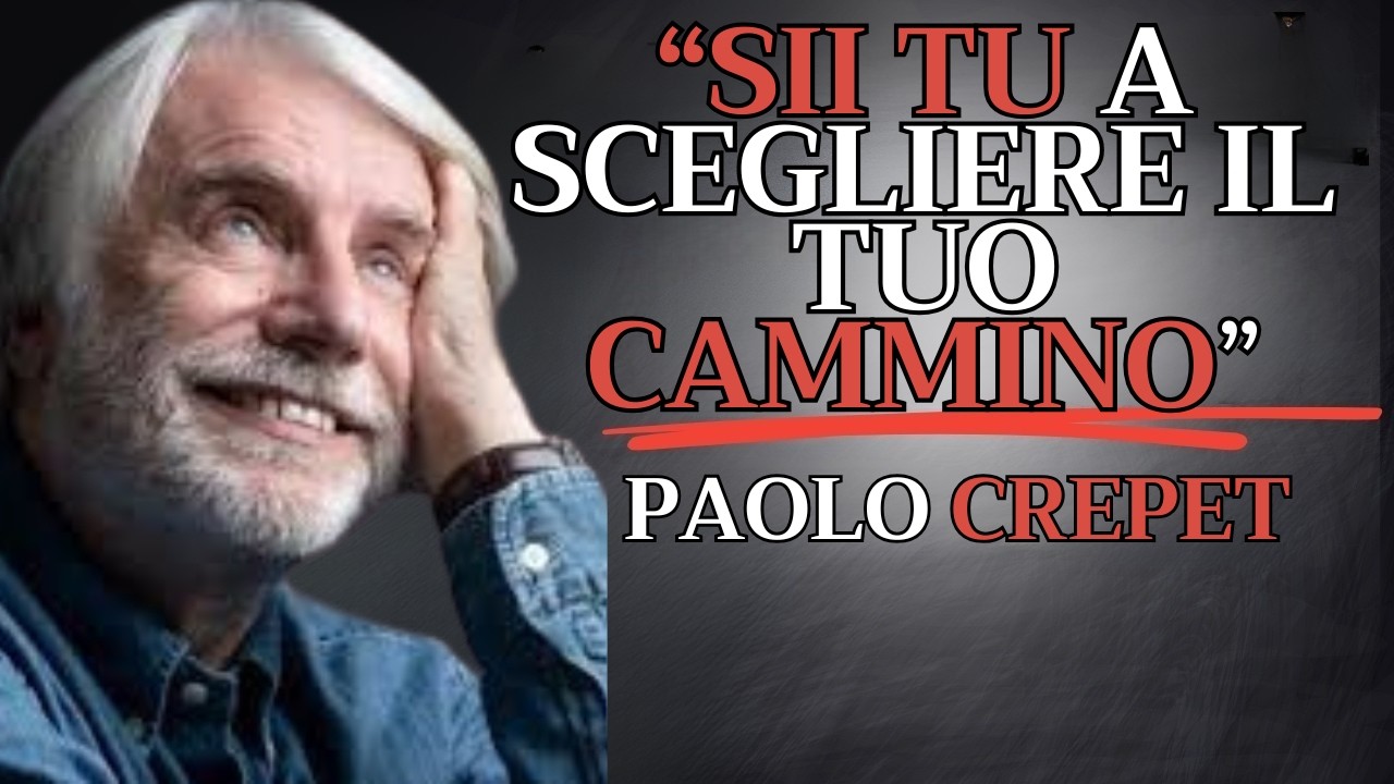 “Vivi senza paura: SARAI TU A TROVARE LA STRADA | il POTENTE discordo di  Paolo Crepet”