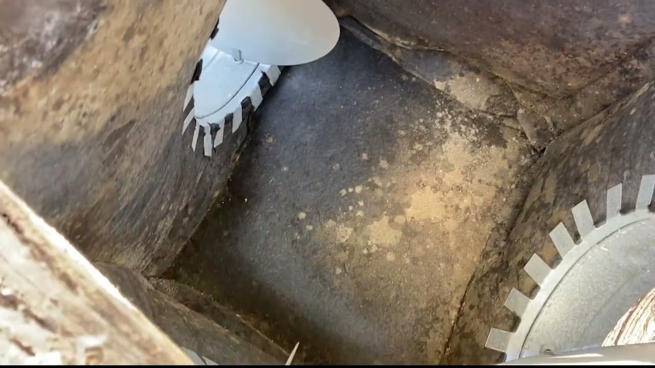 Inside of a Dirty Supply Plenum Of a Hvac System