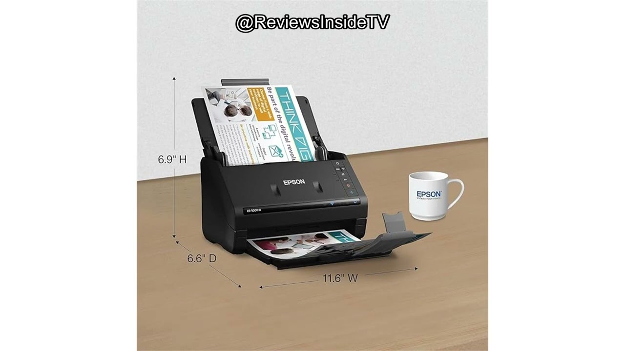 Обзор Epson Workforce ES-500W II: стоит ли инвестировать в этот сканер в 2025 году?
