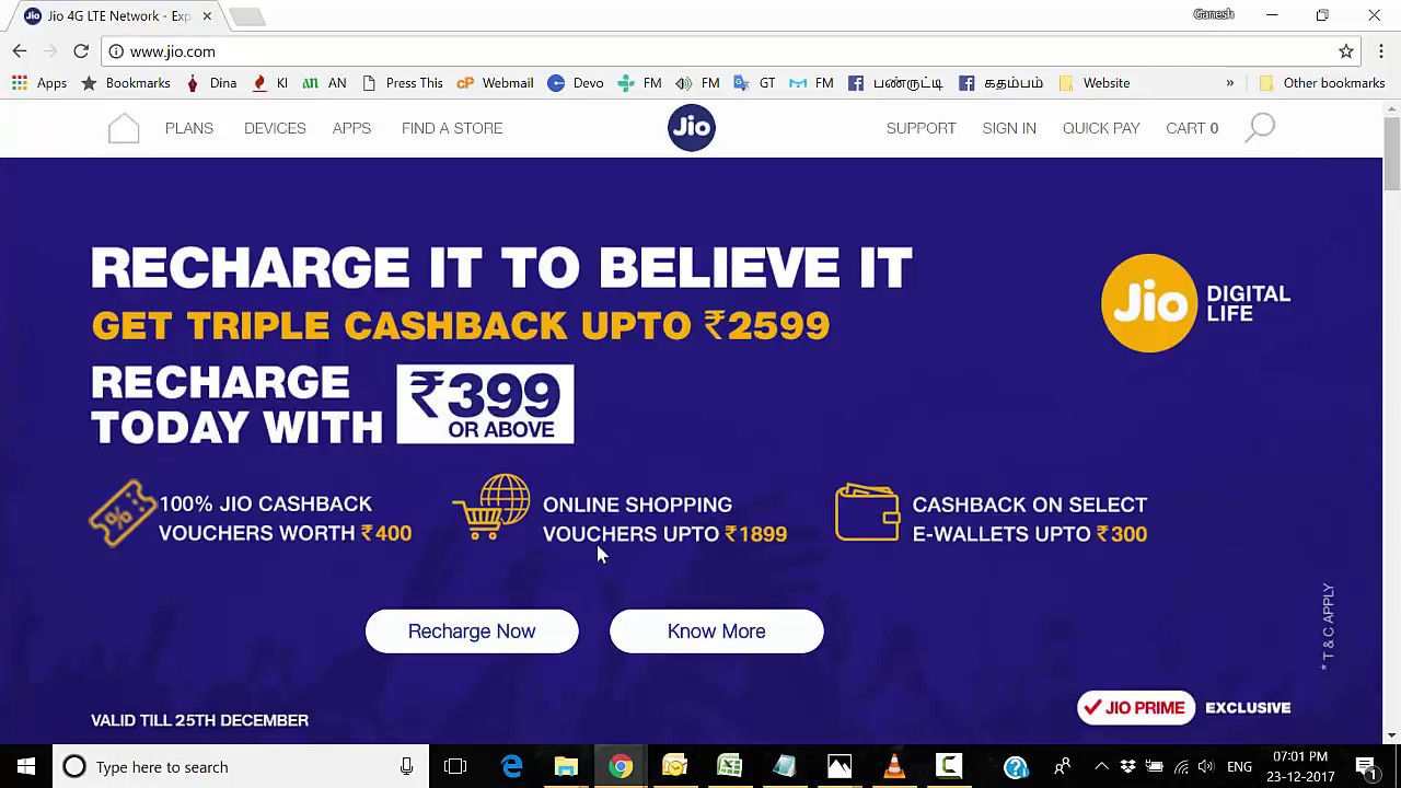 Jio Triple Cashback Offer is Real?