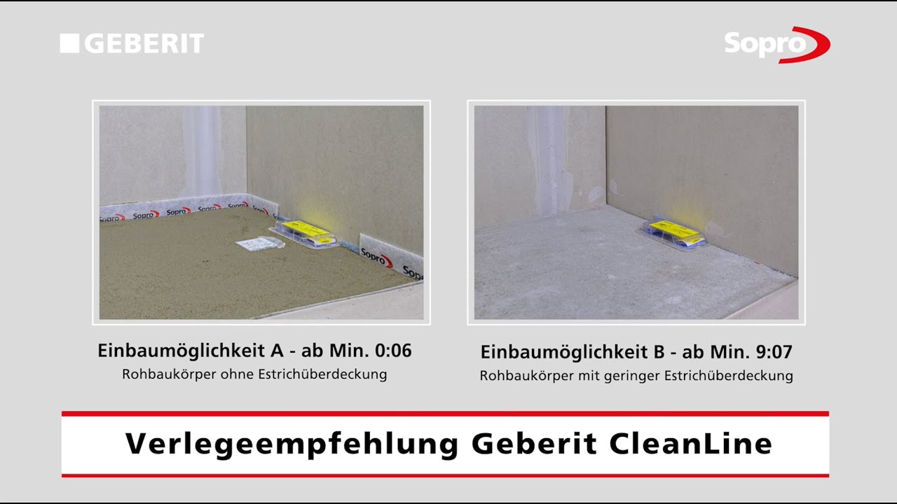 Bodenebene Duschen richtig abdichten und entwässern