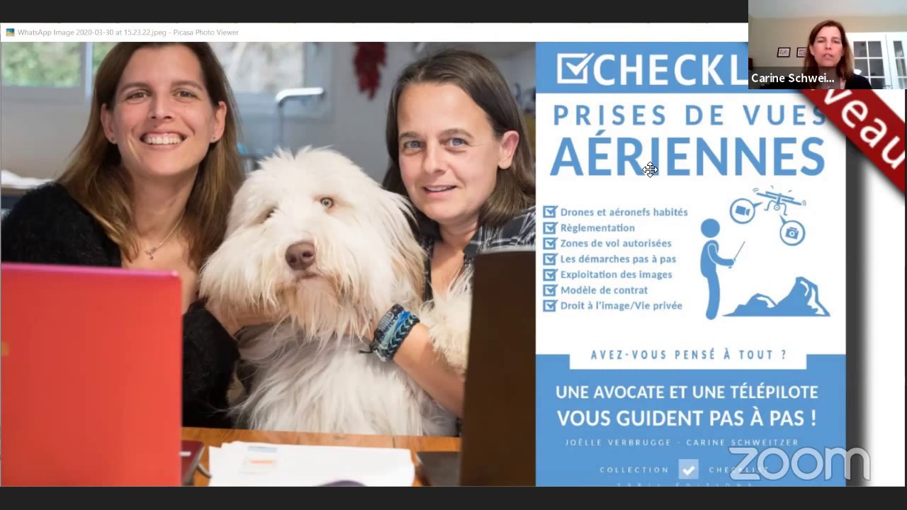 Martin LACOUR - Prises de vues aériennes avec Me Joelle VERBRUGGE et Carine Schweitzer