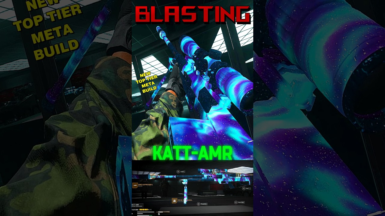 This *KATT AMR* Build is BLASTING 💥 | Best Class Setup | META | MW3 | COD WARZONE #shorts #viral