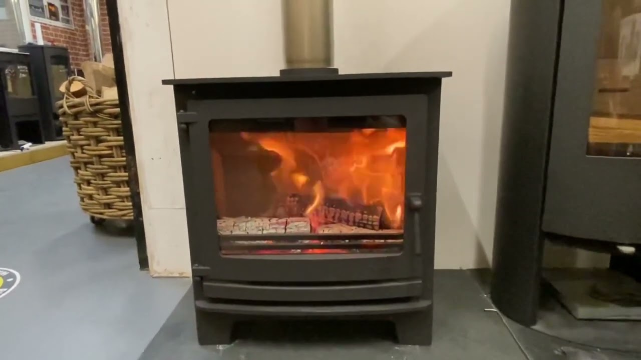 Dunsley Avance 500 - Slimline 5kw wood burning stove (optional multi fuel kit)