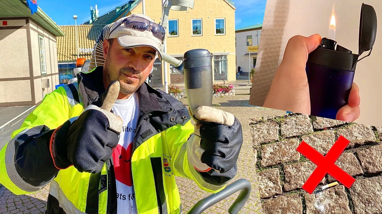 Smarta tändaren som minskar skräpet på gatorna