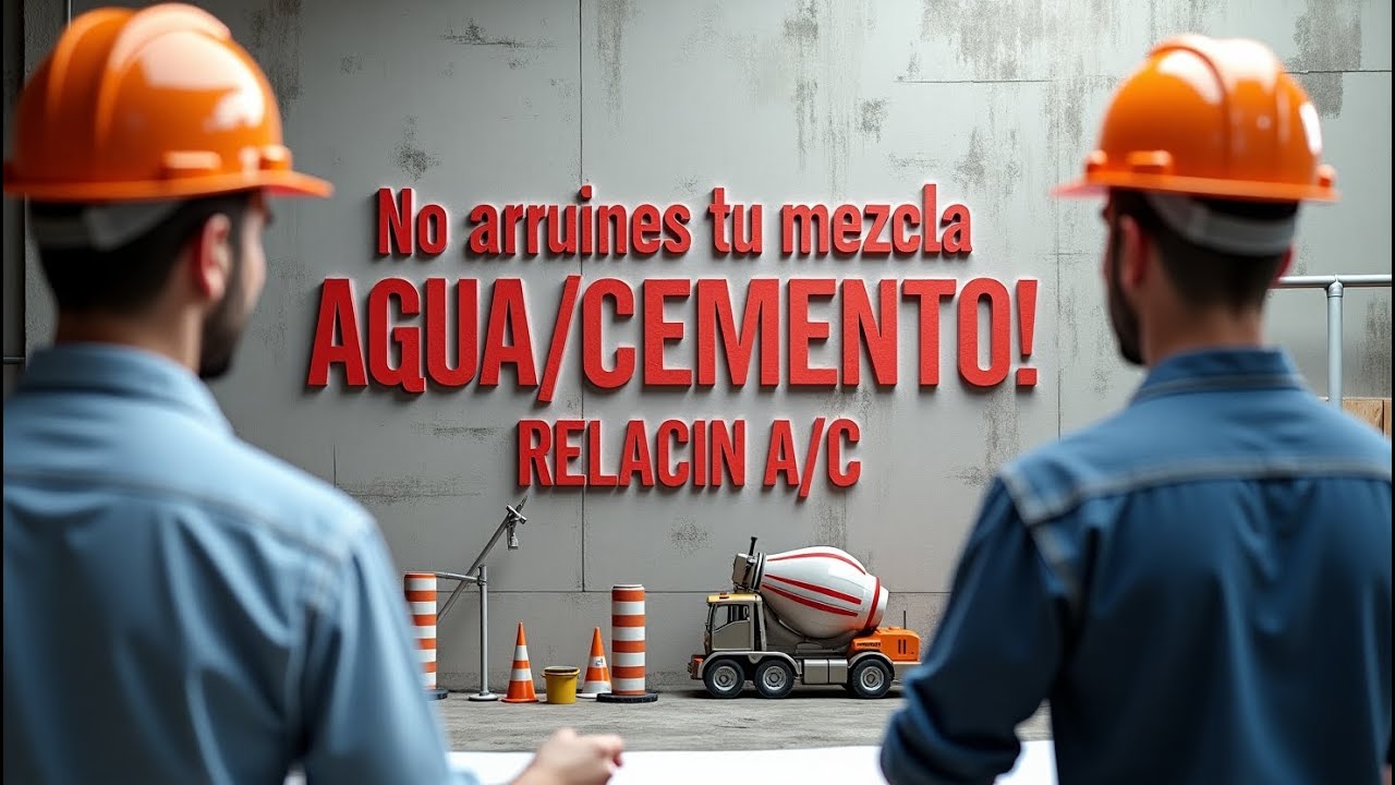 Conceptos Generales sobre la Relación Agua/Cemento