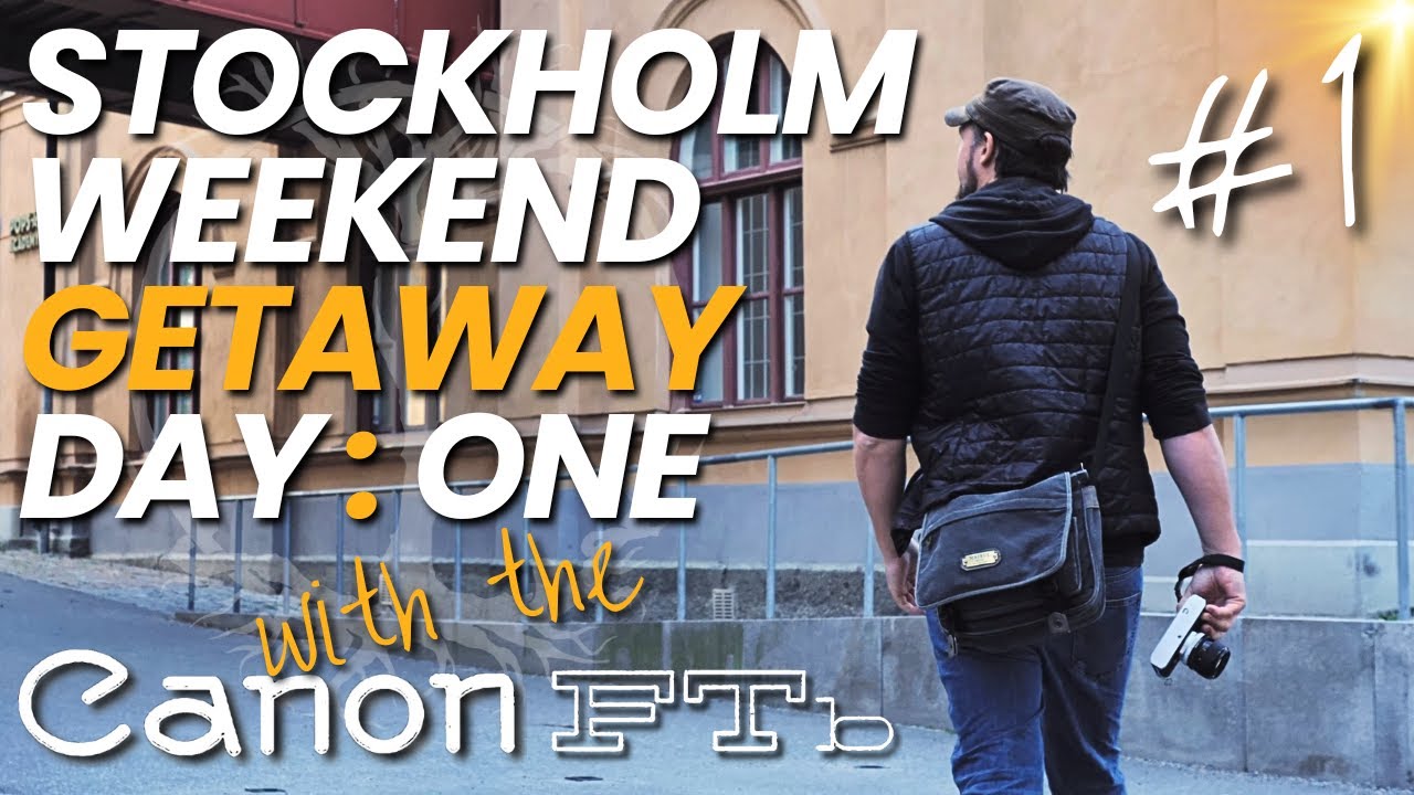 Exploring Stockholm City on Vintage CANON Film SLR Camera - PhotoWalk #08 pt1