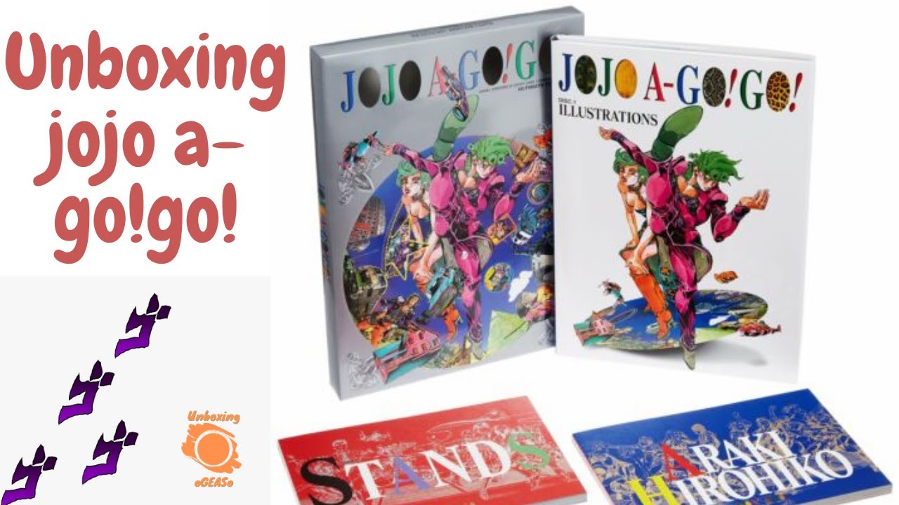 Unboxing JOJO A-GO!GO! art book