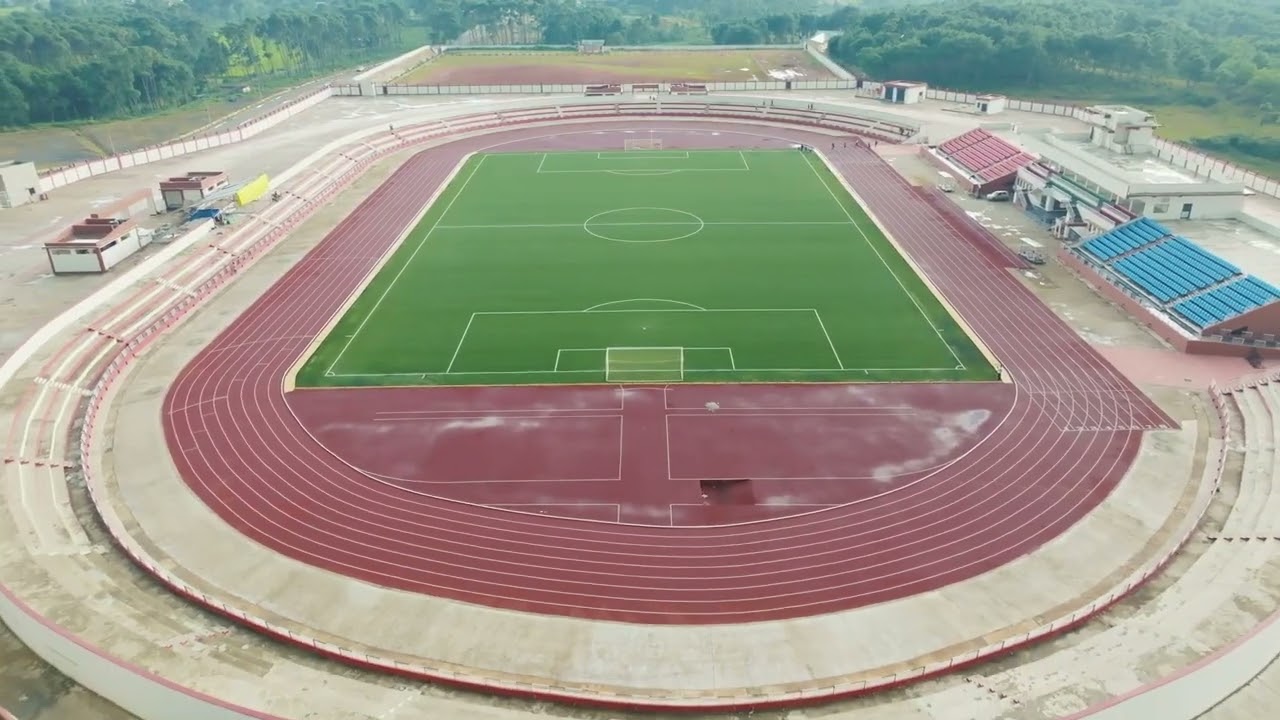 Wahiajer Sports Complex, Meghalaya | FIFA Quality Certified Pitch & World Athletics Certified Track