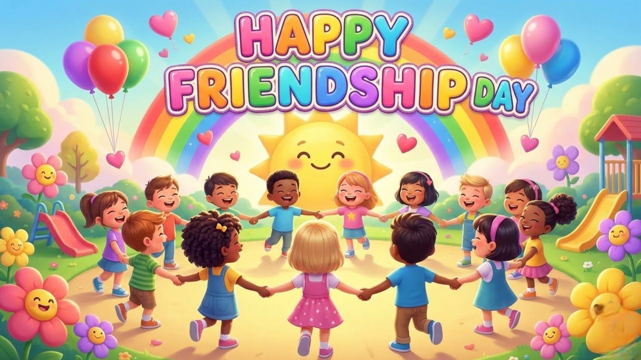 Friendship Song for Kids | Best Friends Song | Children Friendship Nursery Rhyme