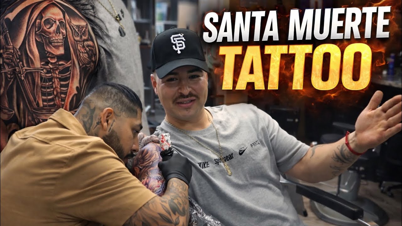 Santa Muerte Tattoo (CRAZY STORY!) 