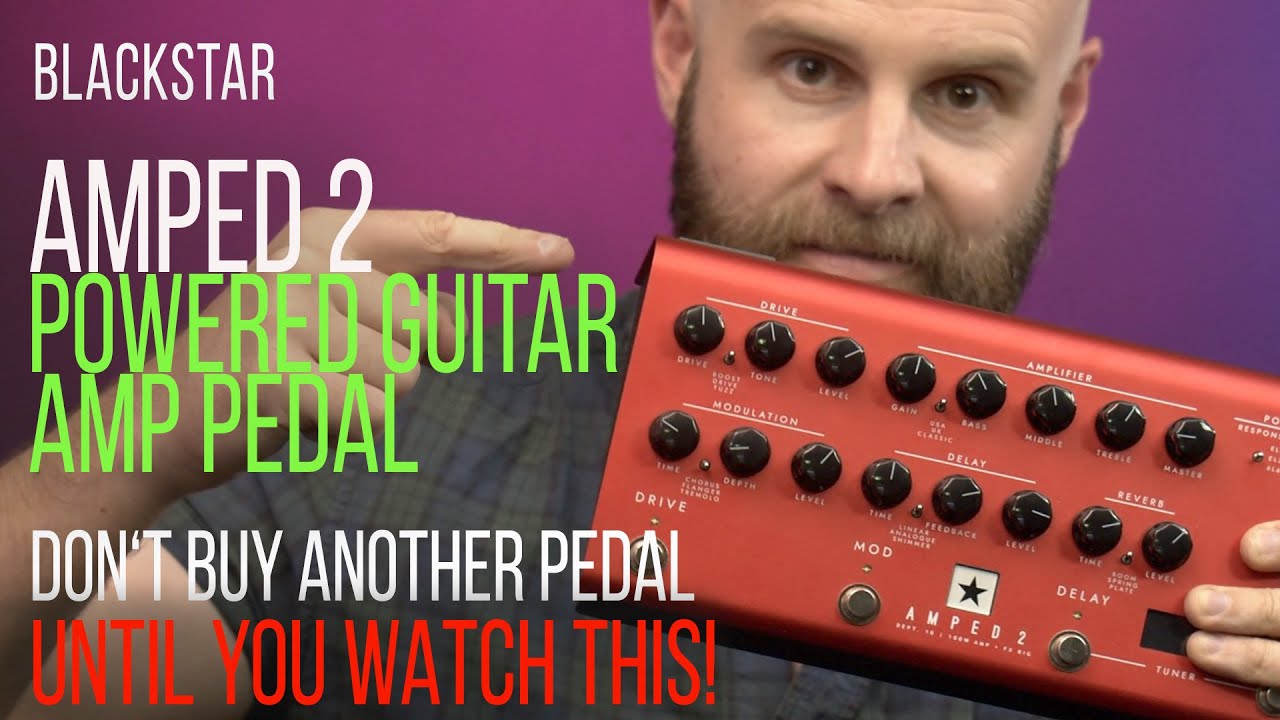 New Powered Portable GUITAR AMP for Your Pedal Board - Blackstar AMPED 2