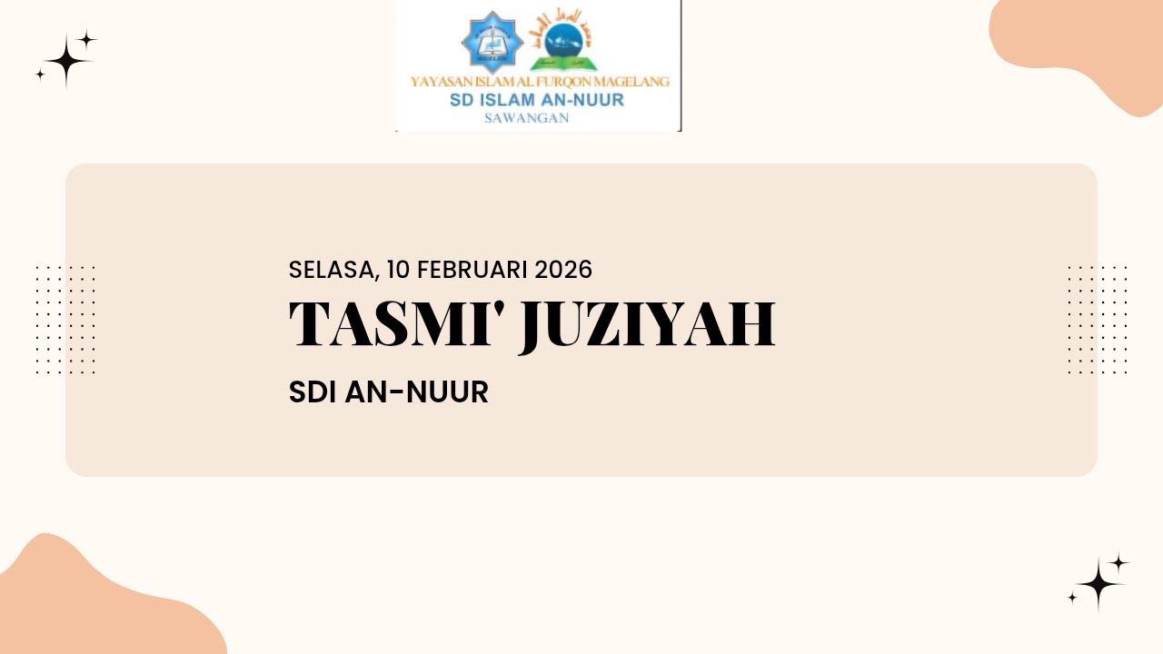 Tasmi' Juziyah SDI An Nuur
