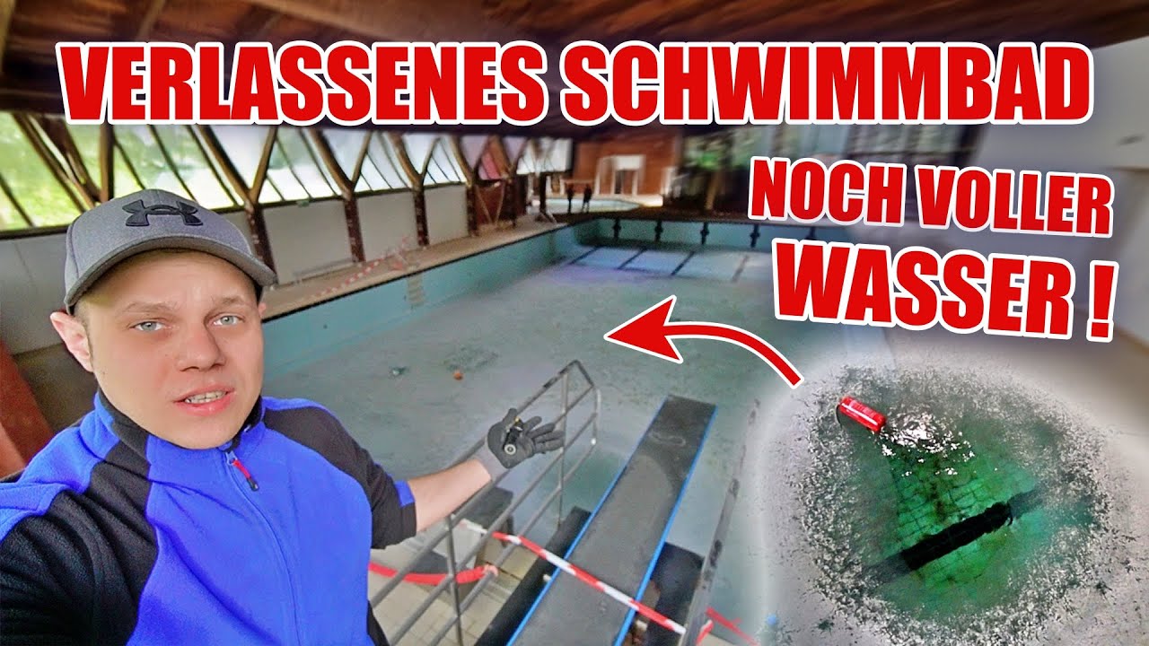 STILL WATER 💀😱! DIESES VERLASSENE SCHWIMMBAD ist noch VOLLER WASSER 💦 und EINRICHTUNG 🔥| LOSTPLACE