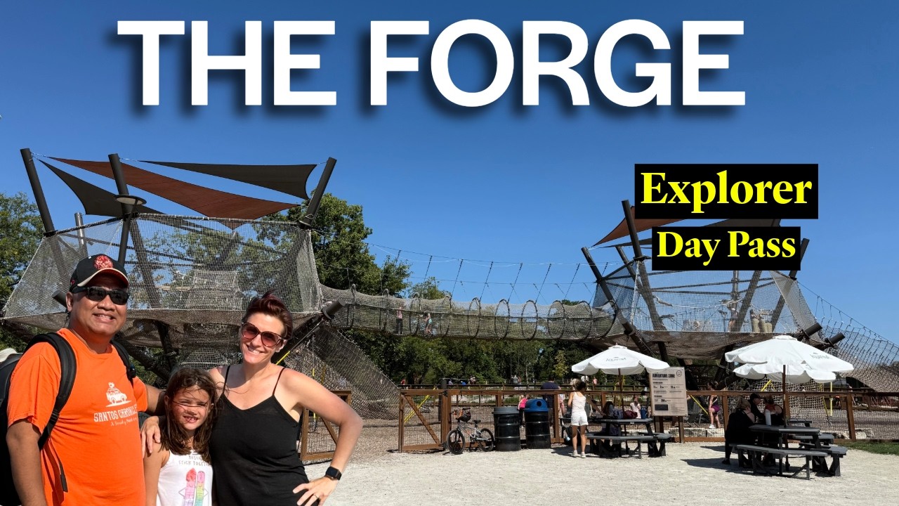 Мы посетили парк приключений THE FORGE