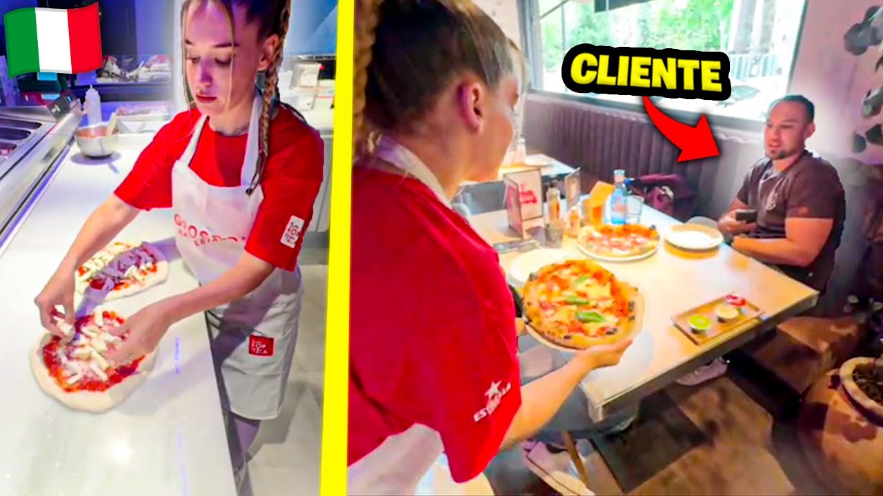 TRABAJANDO por 1 DIA en un ITALIANO 🇮🇹🍝