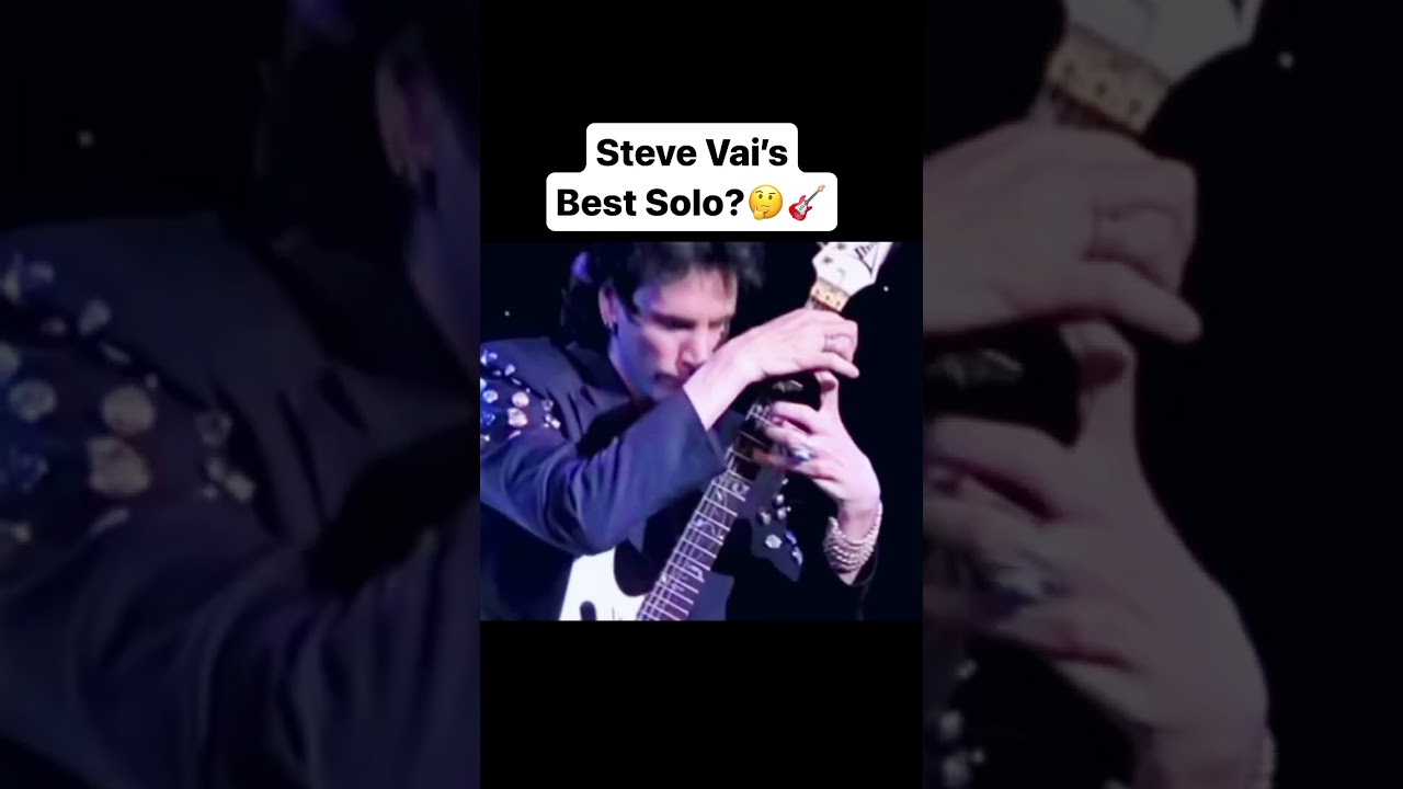 Steve Vai incredible guitar solo 🎸🔥 