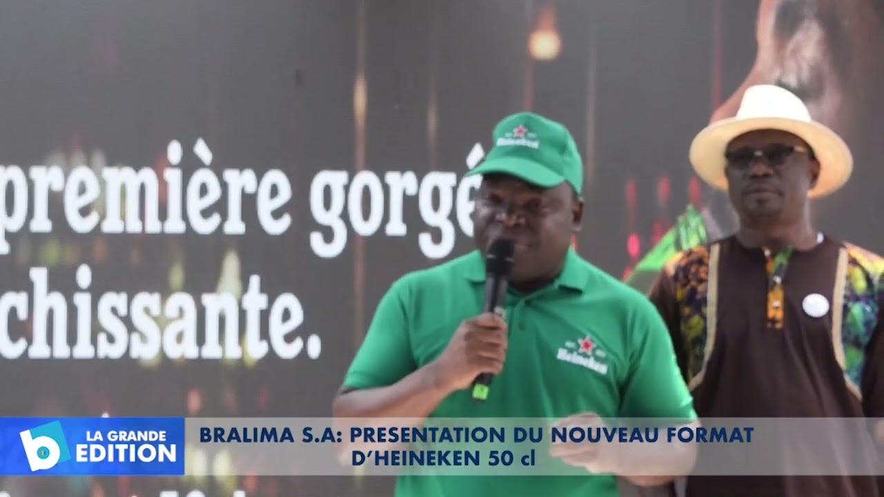 Bralima s.a.: Présentation du nouveau format d'Heineken 50 centilitres