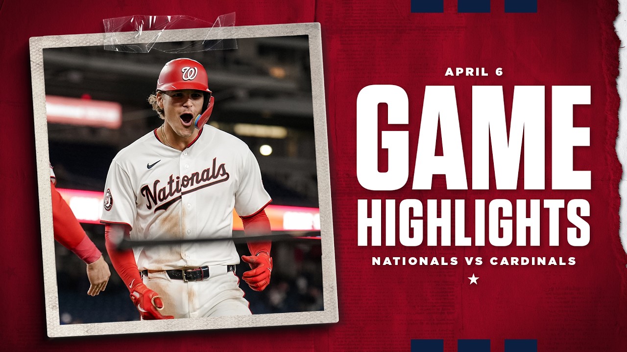 Cardinals vs. Nationals Game Highlights (4/6/26) | MLB Highlights