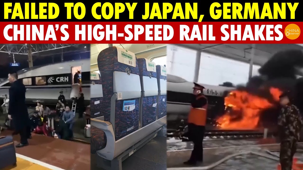 Failed to Copy Japan, Germany! China’s High-Speed Rail Shakes Badly, Feels Like a Fast Tractor