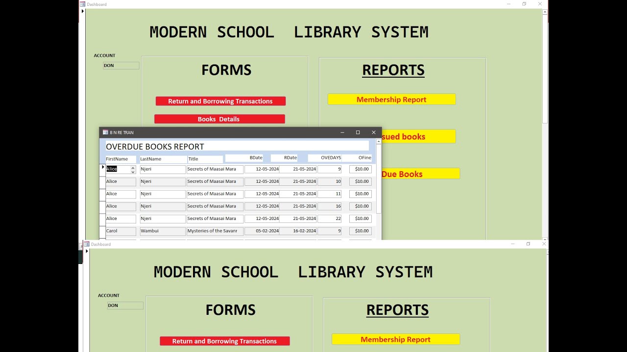 Computer Project ║ LIBRARY management system STEP BY STEP GUIDE ║ Microsoft Access Database