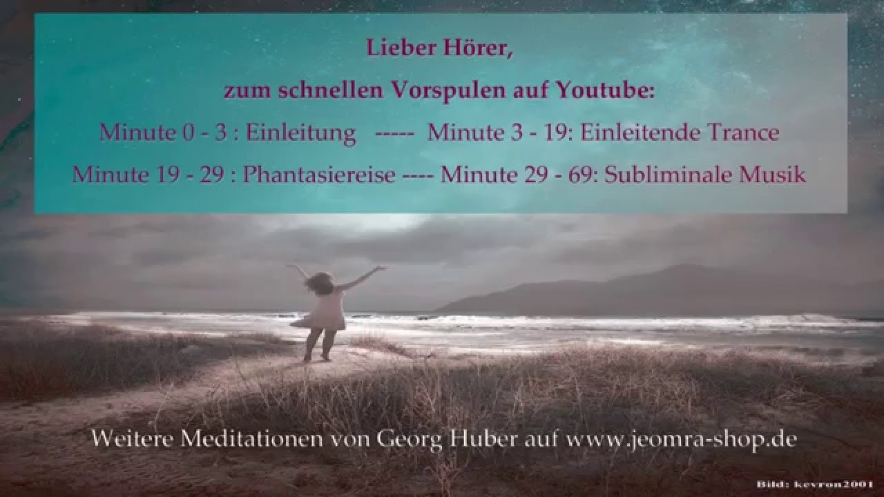Loslassen und Schlafen durch Trance, geführter Phantasiereise und subliminalen Suggestionen