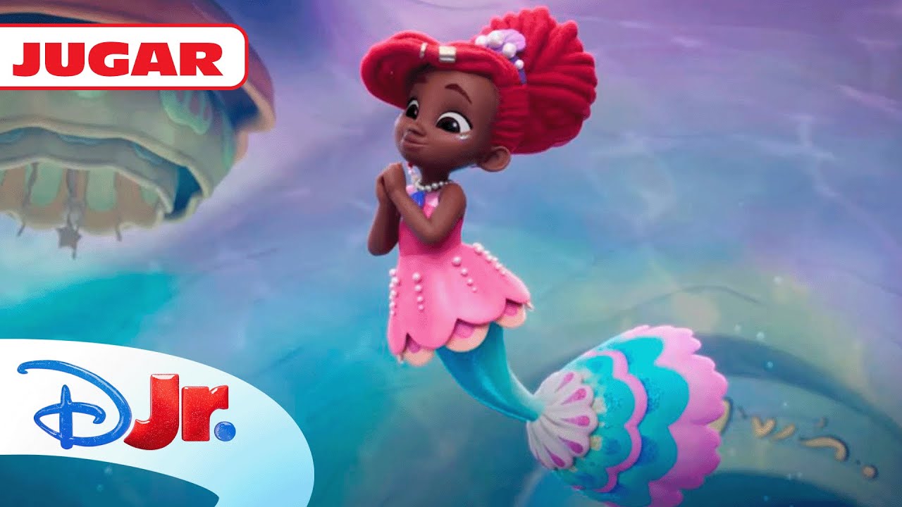 DISNEY JUNIOR ARIEL: CUENTOS DE SIRENAS: Un problema de estilismo 😱👗 | @DisneyJuniorES