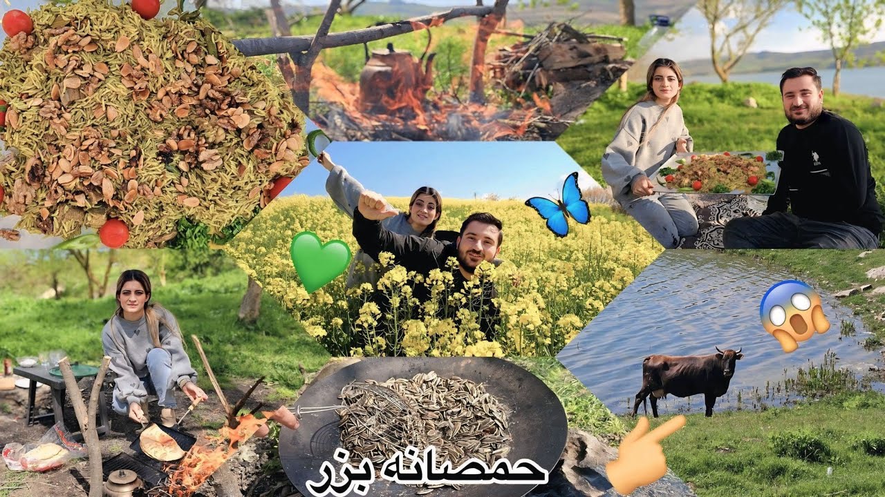طبخنا منسف 🥘 اردني 🇯🇴 شوفو كيف طلع معنا 🥰 و حمصنا بزر 🥰🫶🏻