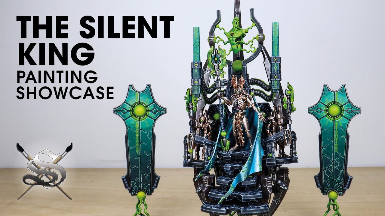 NECRONS Warhammer 40k Silent King Painting Showcase by Siege Studios