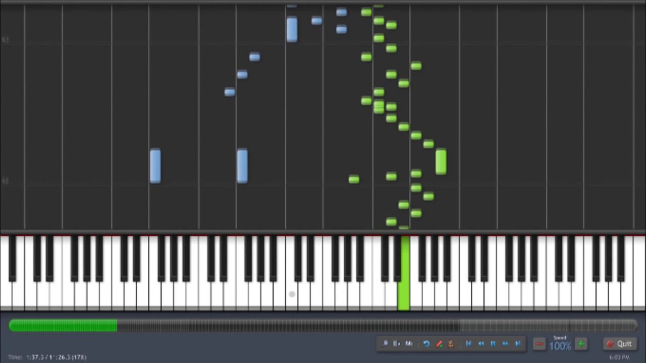 Synthesia - Mozart - Piano Sonata No. 1 in C major, K. 279