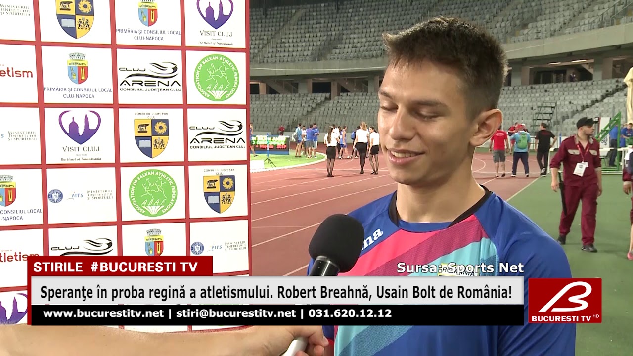 Sperante in proba regina a atletismului  Robert Breahna, Usain Bolt de Romania!