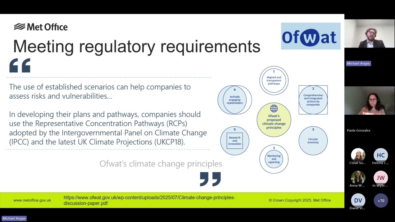 UKCP September 2025 webinar – Supporting the water and offshore wind-energy industries