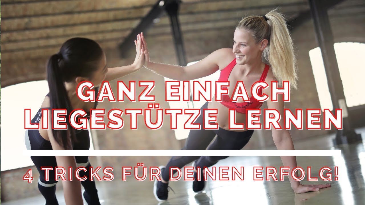 In vier einfachen Schritten Liegestütze lernen als Frau: So schaffst du es garantiert!