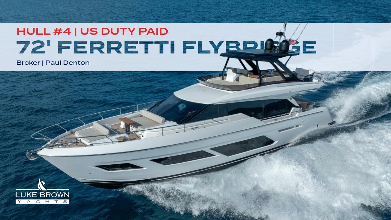2023 Ferretti Yachts 72 | Luke Brown Yachts